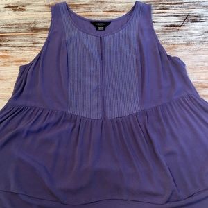 Michel Studio purple tank cami size 22 NWOT